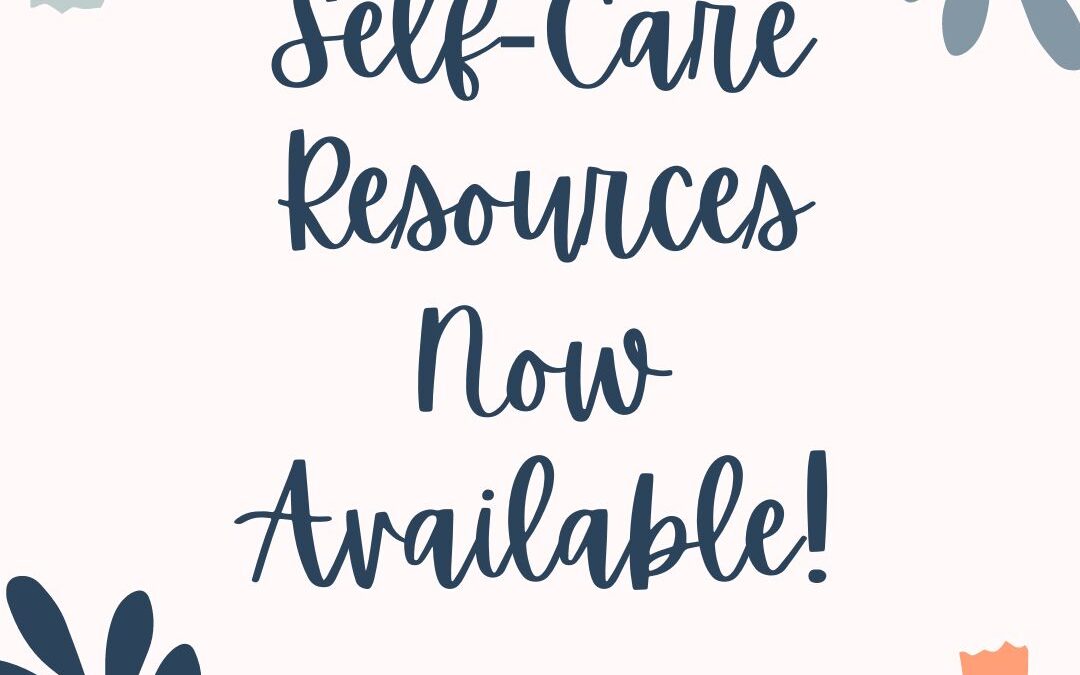 New! Self-Care for Caregivers Resources