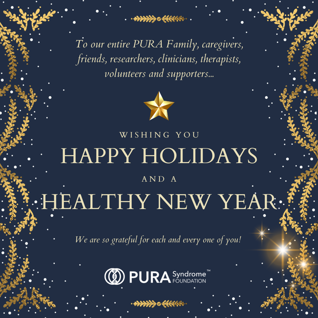 Happy Holidays Pura Syndrome Foundation